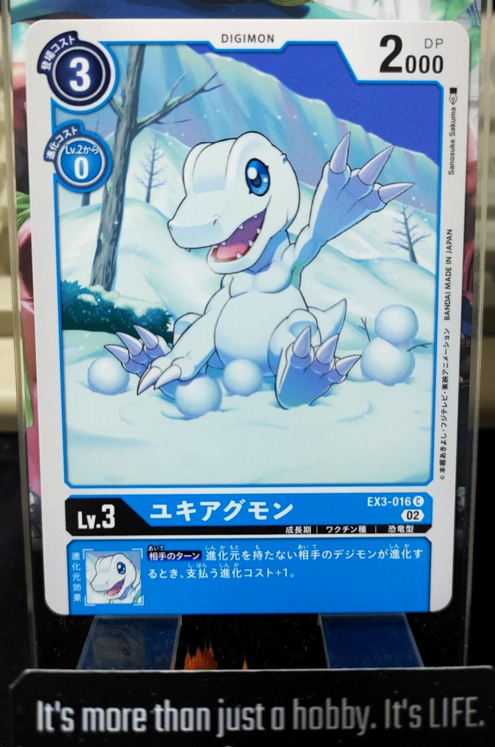 Digimon EX3-016 SnowAgumon Card Game JAPAN