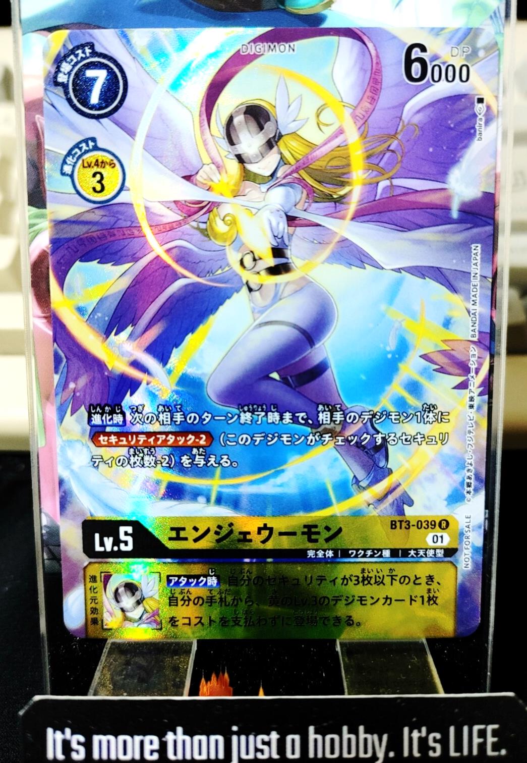 Digimon BT3-039 R Parallel Foil Angewomon Card Game Japanese JAPAN