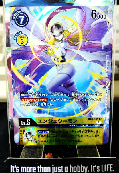 Digimon BT3-039 R Parallel Foil Angewomon Card Game Japanese JAPAN