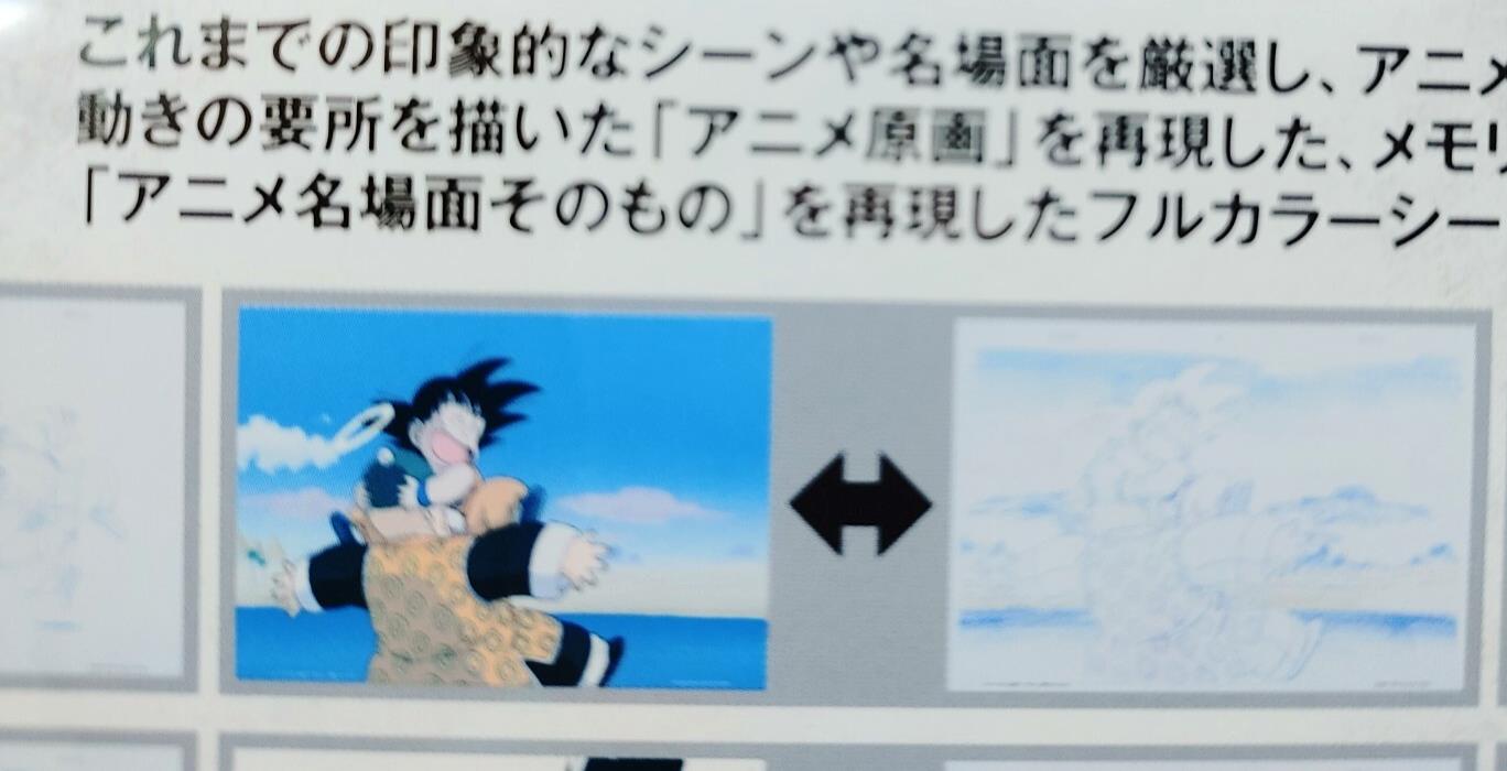 Dragon ball Cel Print 2 Sheets Roshi Goku Anime JAPAN Animation C Limited