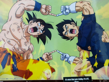 Dragon ball Cel Print 2 Sheets Vegeta Goku Fusion Anime JAPAN B Limited