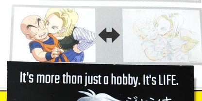 Dragon ball Cel Print 2 Sheets Krillin Android 18 Kiss Anime JAPAN B Limited