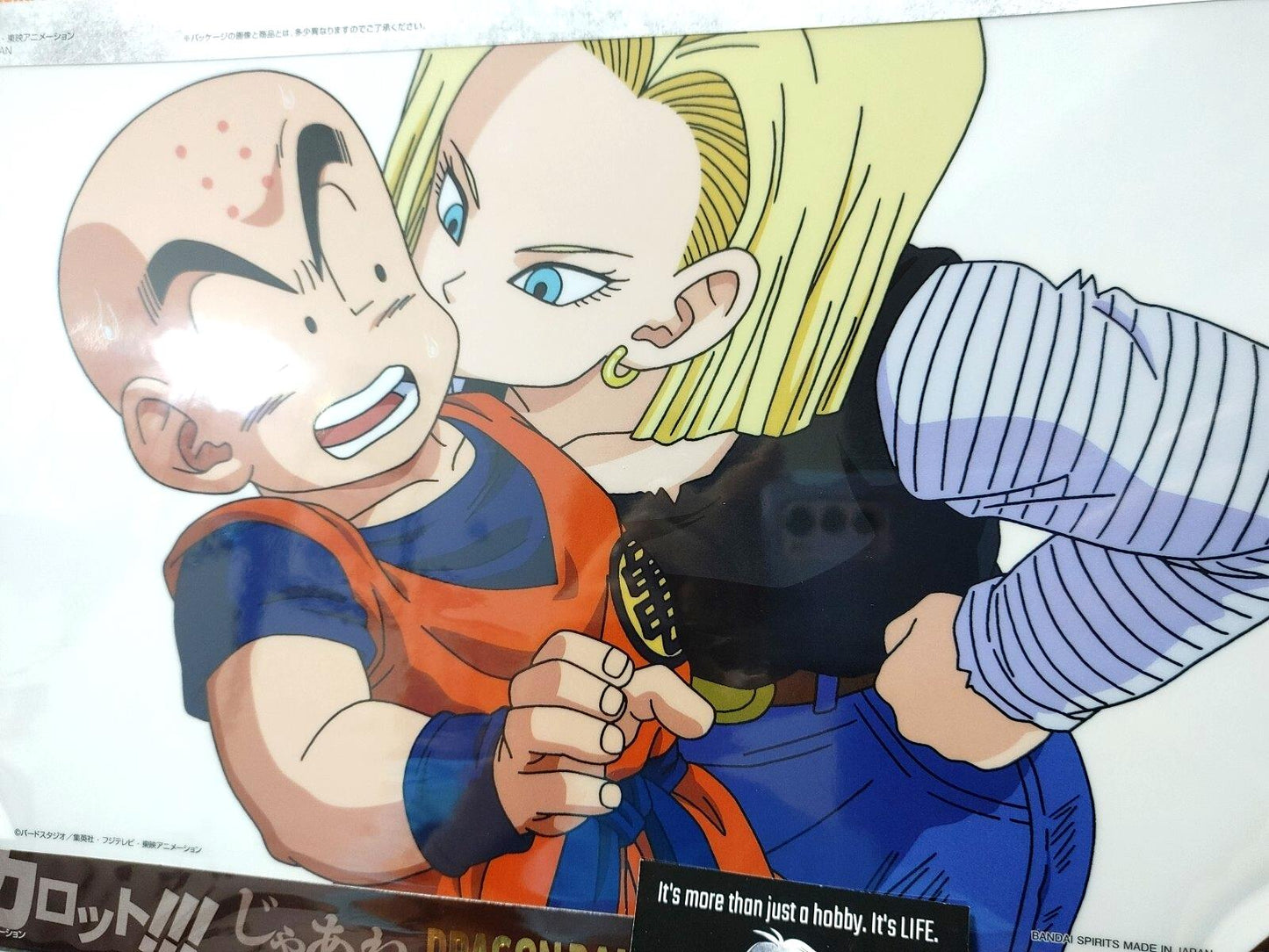 Dragon ball Cel Print 2 Sheets Krillin Android 18 Kiss Anime JAPAN B Limited