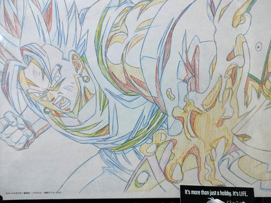 Dragon ball Cel Print Vegito Zamasu Punch Anime B Animation JAPAN