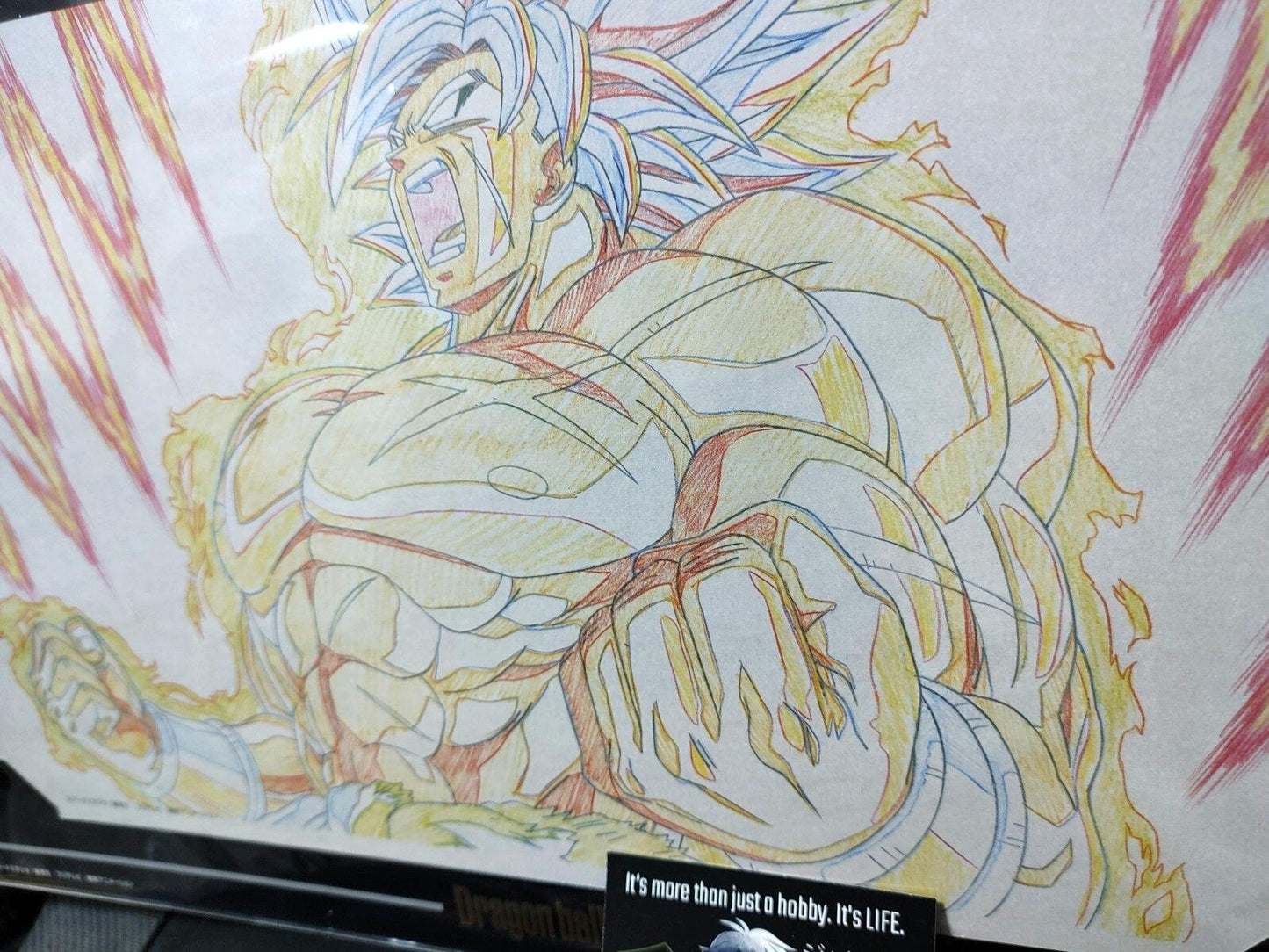Dragon ball Cel Print Broly Super Saiyan Charge Anime B Animation JAPAN