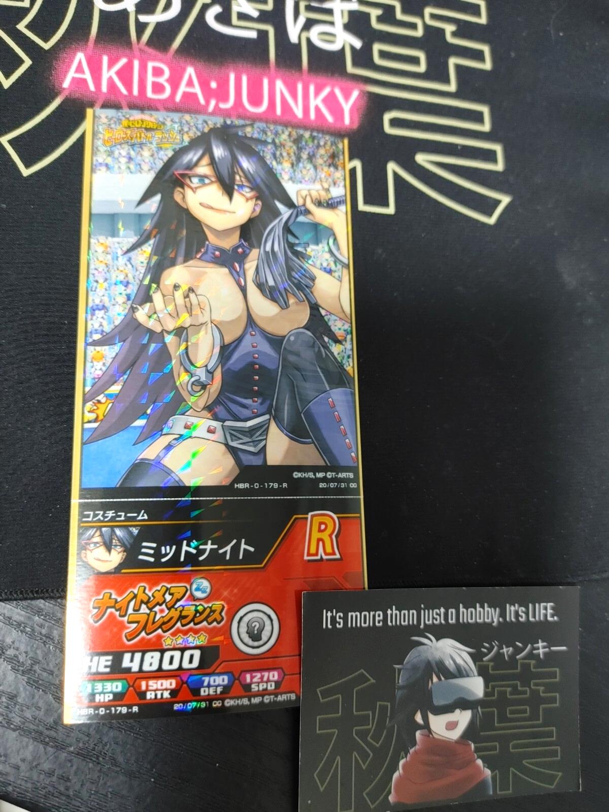 My Hero Academia Heroes Battle Rush Card Midnight HBR-0-179-R Japan