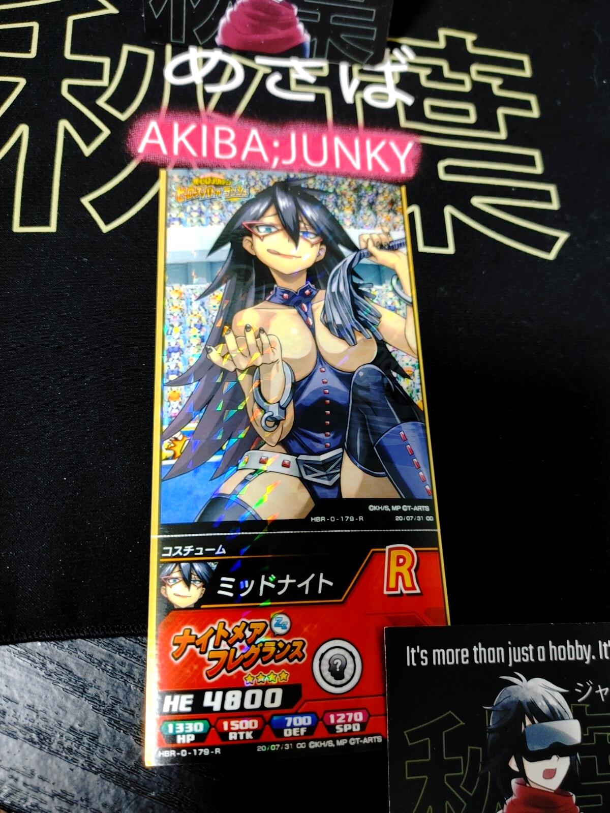 My Hero Academia Heroes Battle Rush Card Midnight HBR-0-179-R Japan
