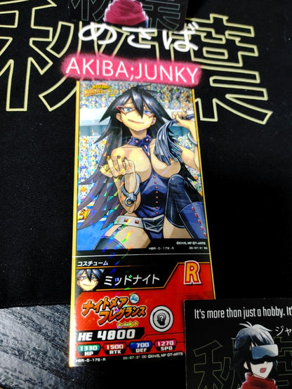 My Hero Academia Heroes Battle Rush Card Midnight HBR-0-179-R Japan
