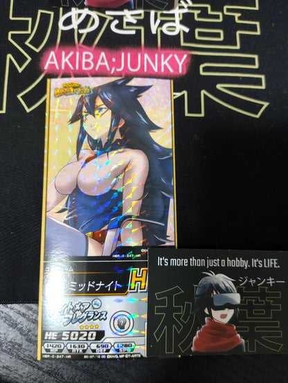 My Hero Academia Heroes Battle Rush Card Midnight HBR-0-247-HR Japan