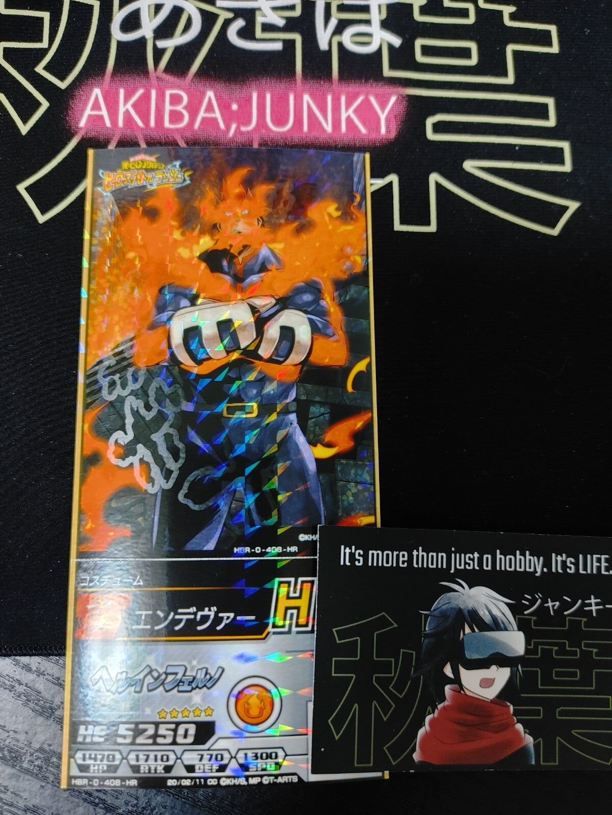 My Hero Academia Heroes Battle Rush Card Endeavor HBR-0-408-HR Japan
