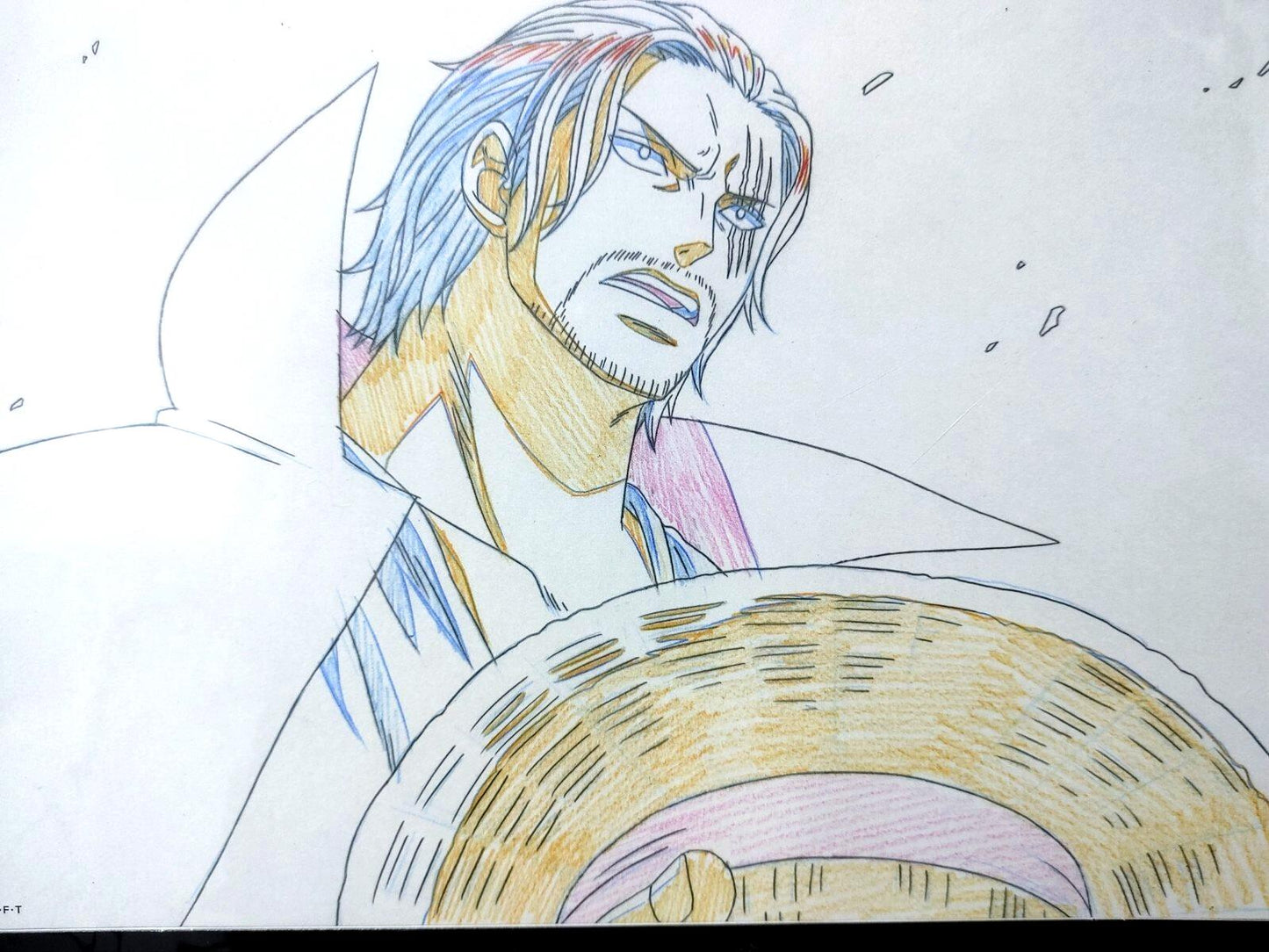 One Piece Cel Print Shanks Anime B Animation JAPAN
