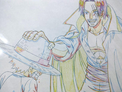 One Piece Cel Print Shanks Luffy  Anime B Animation JAPAN