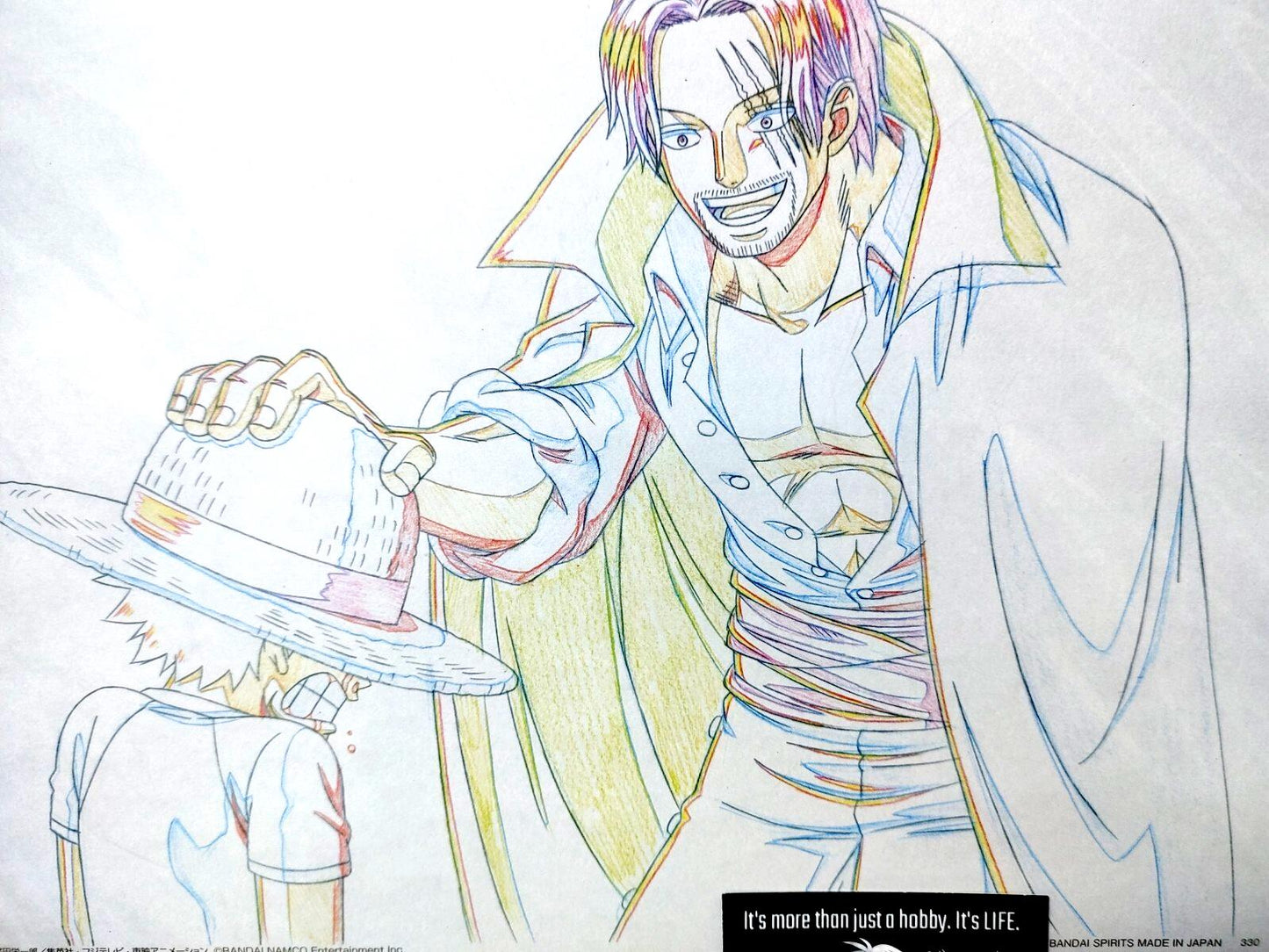 One Piece Cel Print Shanks Luffy  Anime B Animation JAPAN