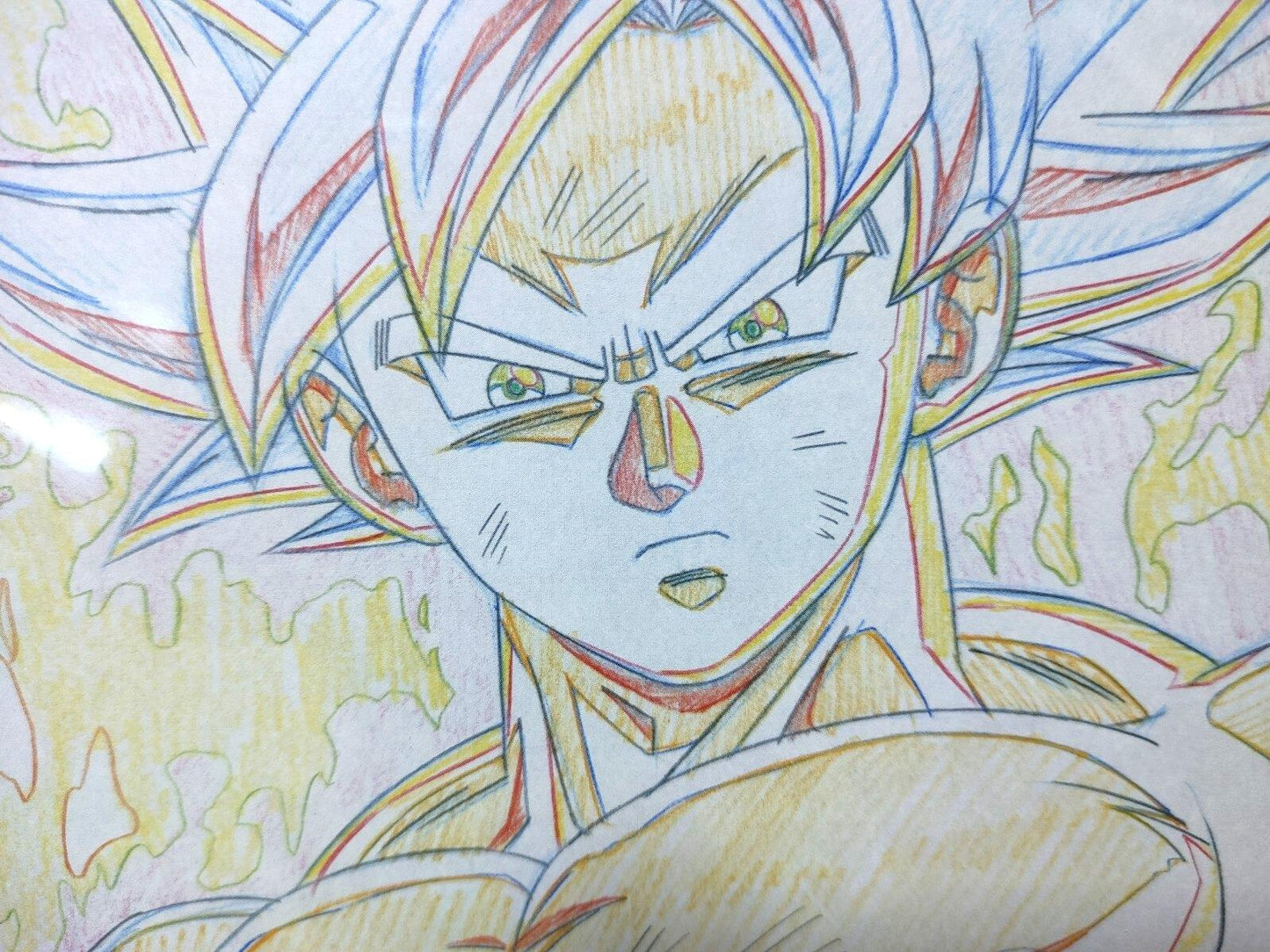 Dragon Ball Cel Print Goku Super Saiyan Anime JAPAN B Animation Limited