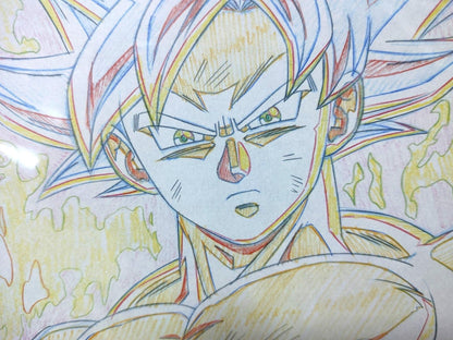 Dragon Ball Cel Print Goku Super Saiyan Anime JAPAN B Animation Limited