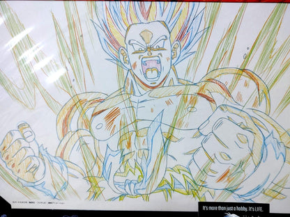 Dragon Ball Cel Print Goku Super Saiyan Anime JAPAN C Animation Limited