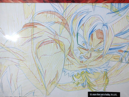 Dragon Ball Cel Print Goku Super Saiyan Anime JAPAN D Animation Limited