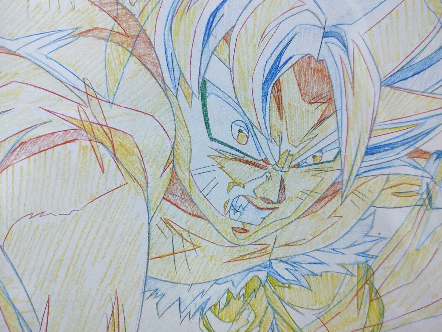 Dragon Ball Cel Print Goku Super Saiyan Anime JAPAN D Animation Limited