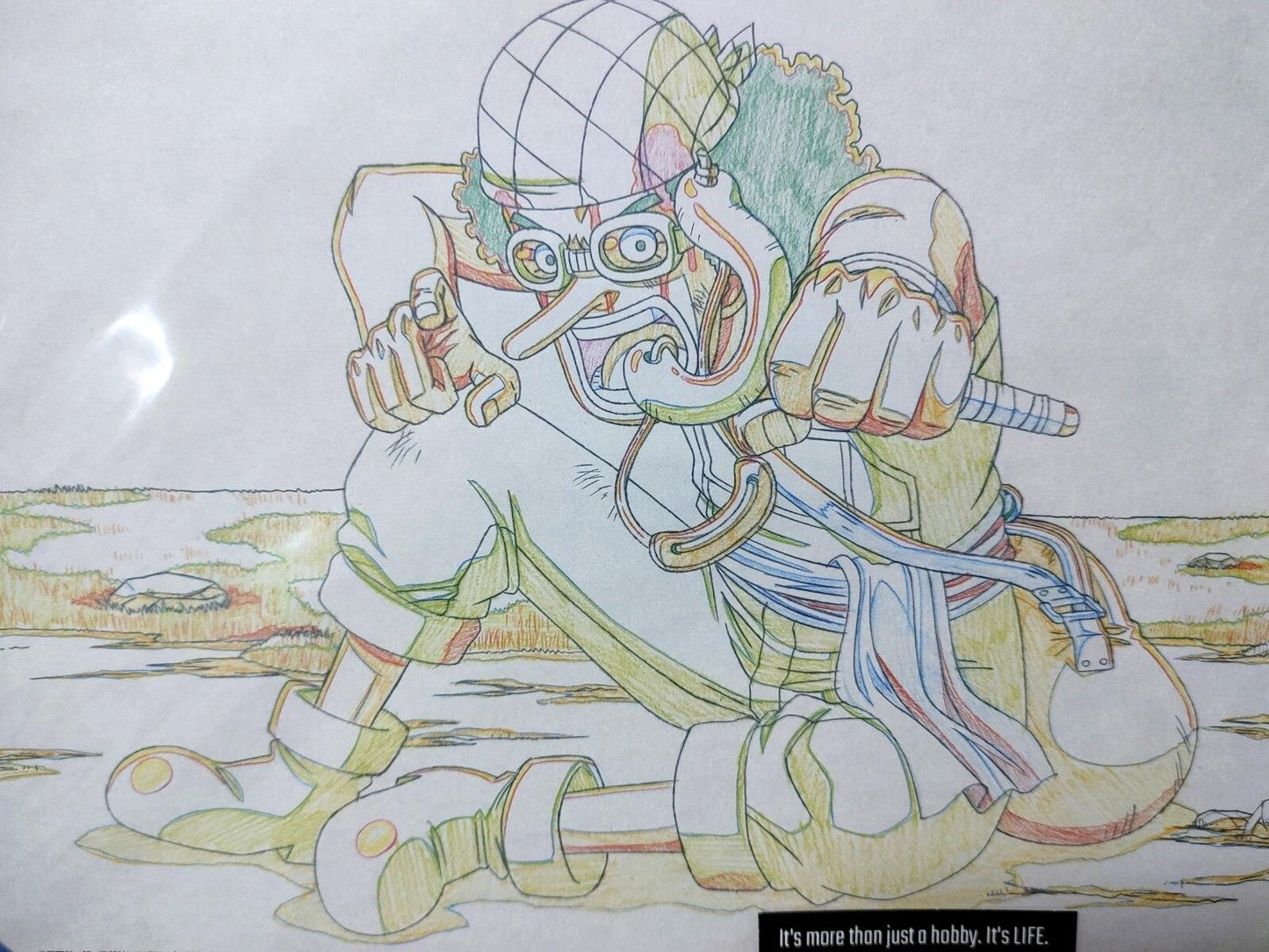 One Piece Cel Print Usopp Attack Anime B Animation JAPAN