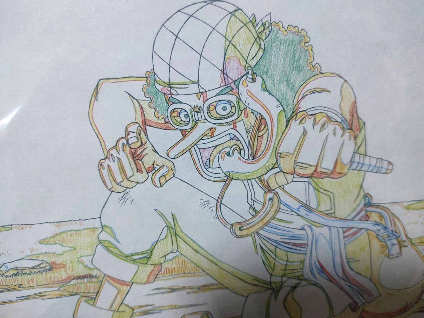 One Piece Cel Print Usopp Attack Anime B Animation JAPAN