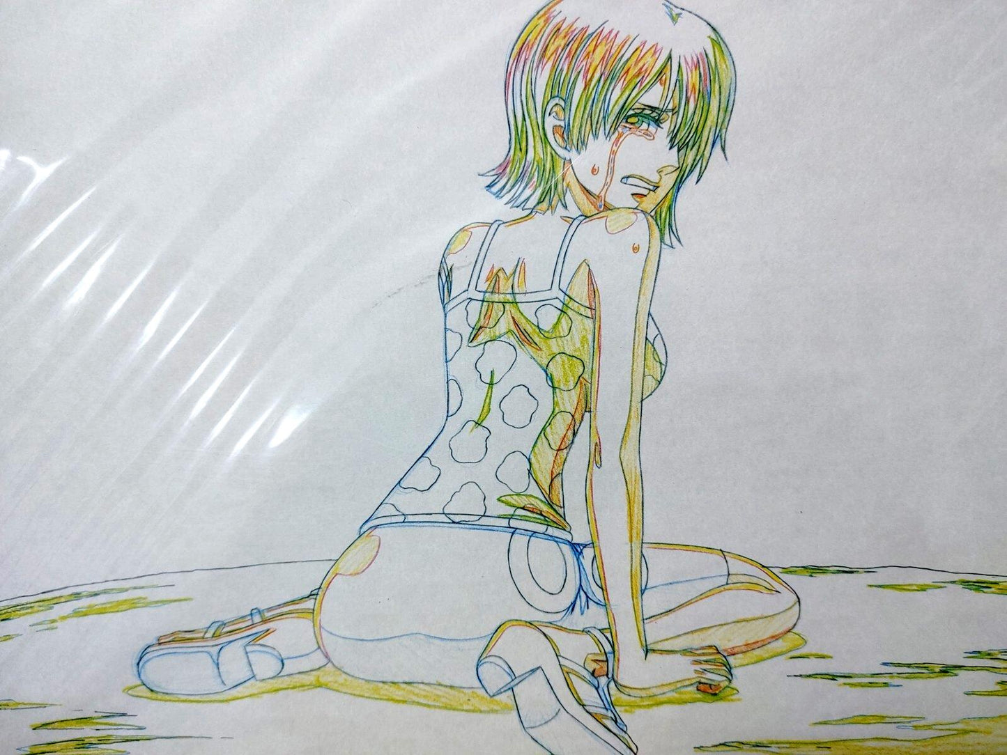 One Piece Cel Print Nami Tears Anime B Animation JAPAN