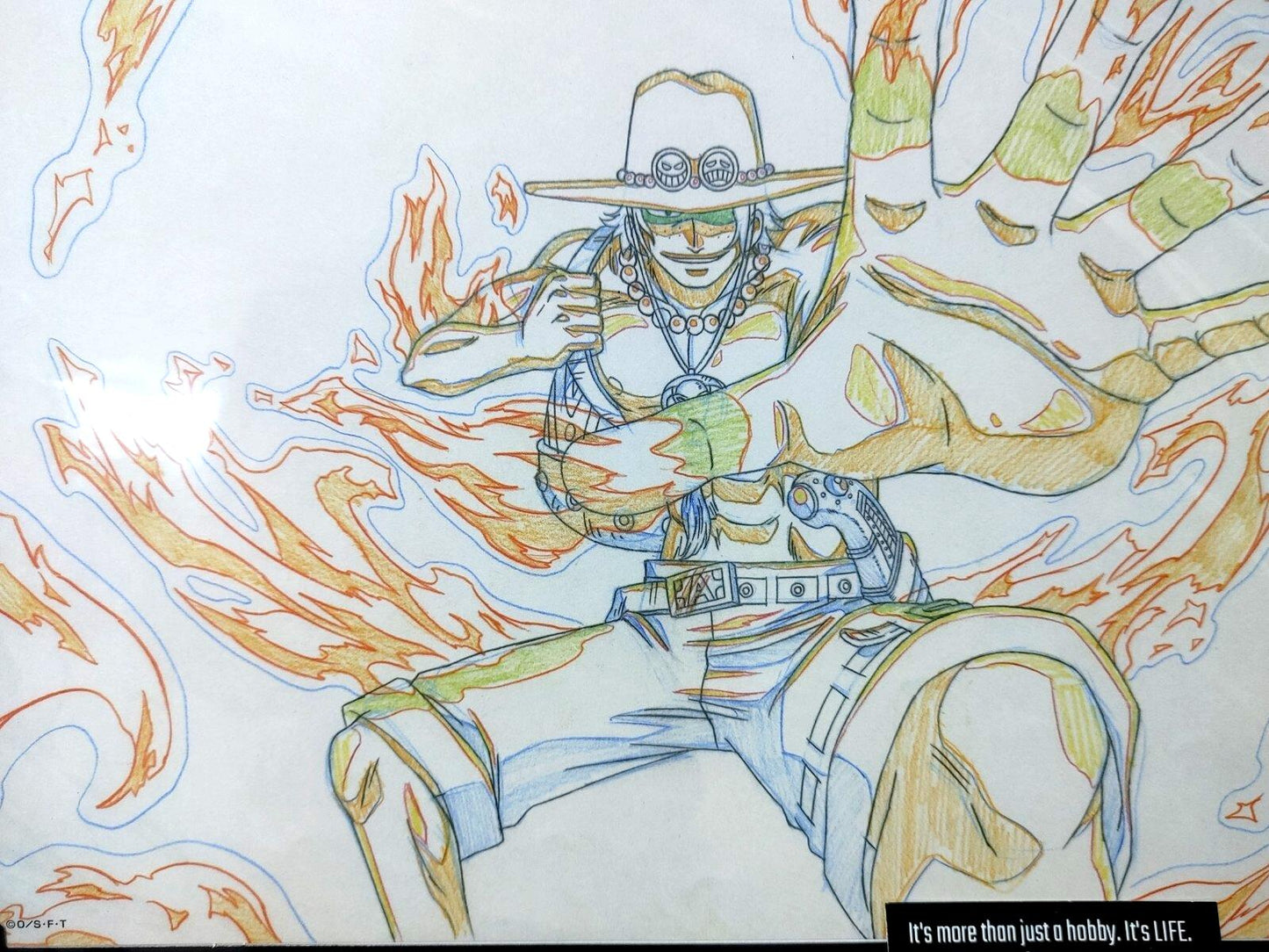 One Piece Cel Print Ace Anime D Animation JAPAN