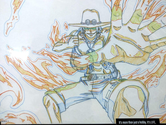 One Piece Cel Print Ace Anime D Animation JAPAN
