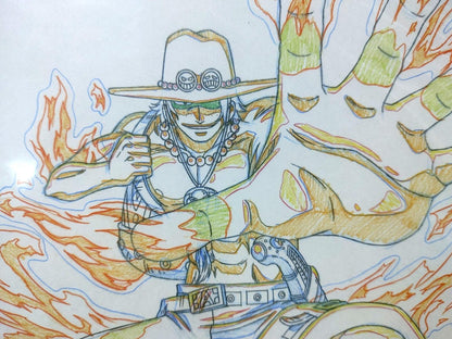 One Piece Cel Print Ace Anime D Animation JAPAN