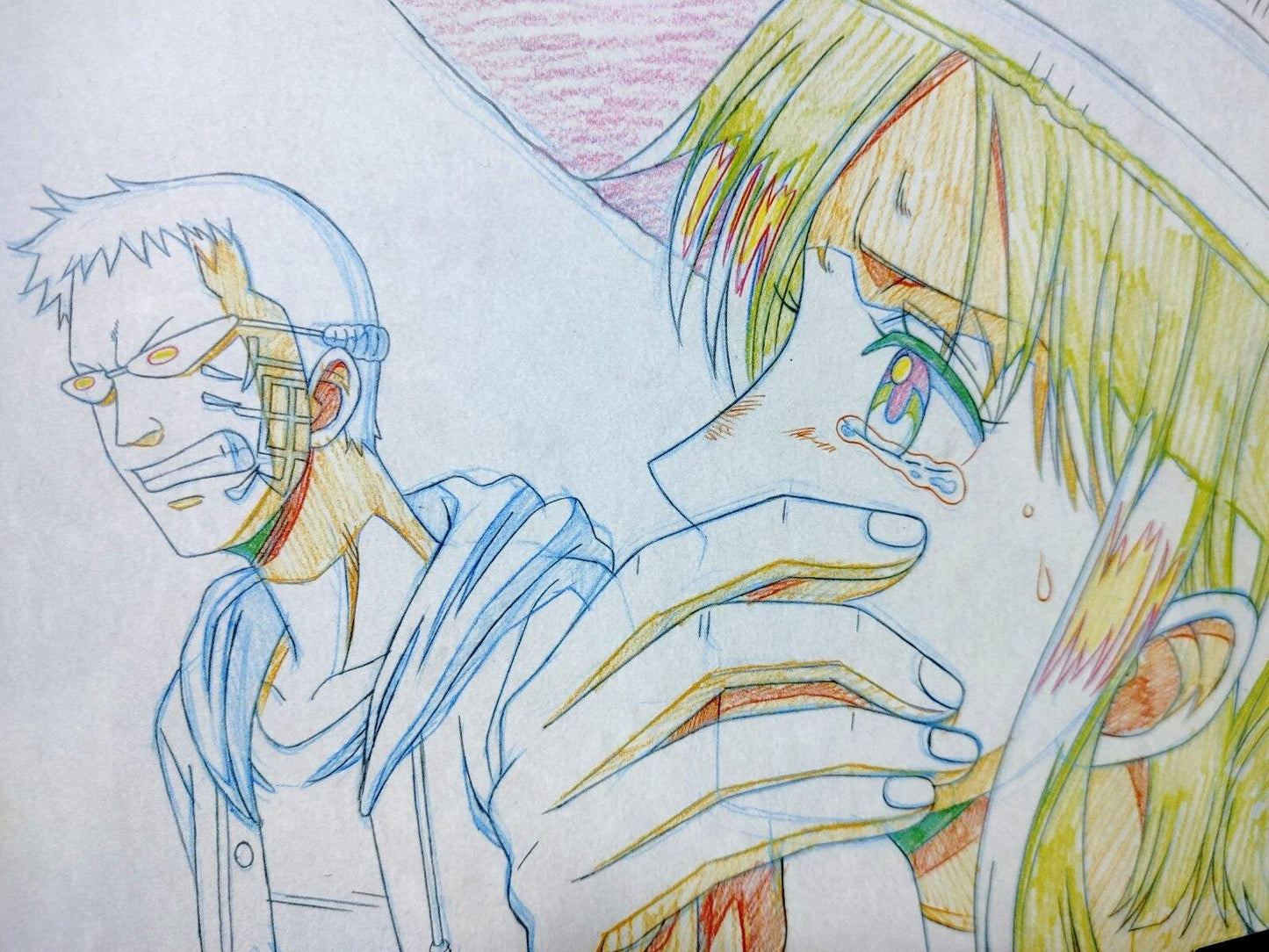 One Piece Cel Print Nami Tears Anime C Animation JAPAN