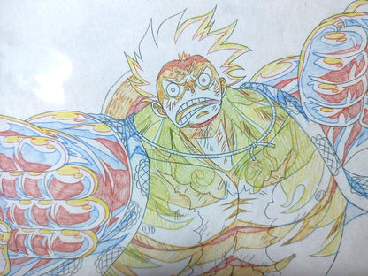 One Piece Cel Print Luffy Anime C Animation JAPAN