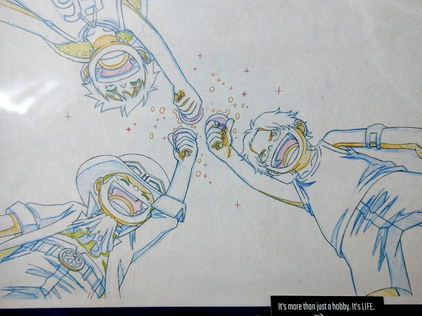 One Piece Cel Print Cheers Kanpai Anime B Animation JAPAN