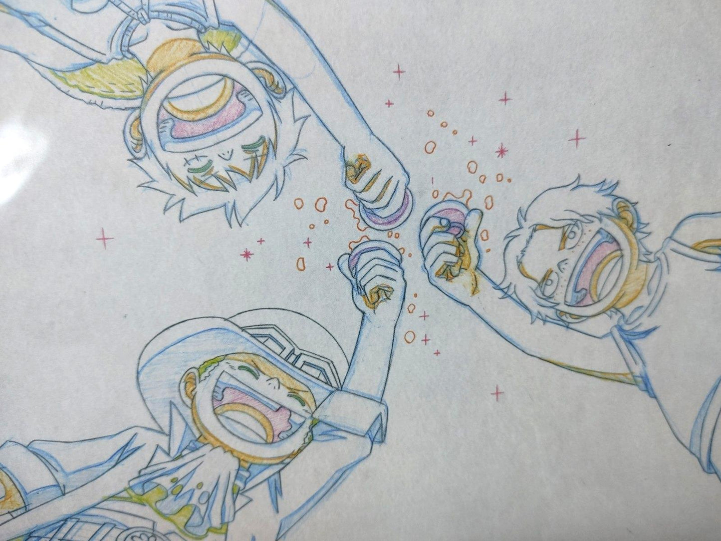 One Piece Cel Print Cheers Kanpai Anime B Animation JAPAN