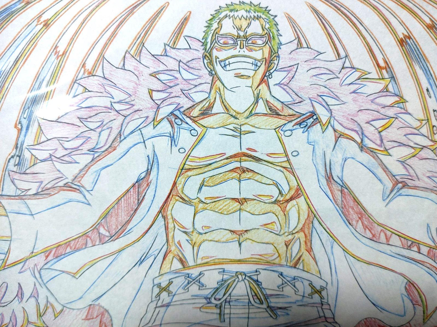 One Piece Cel Print Donquixote Doflamingo Anime B Animation JAPAN