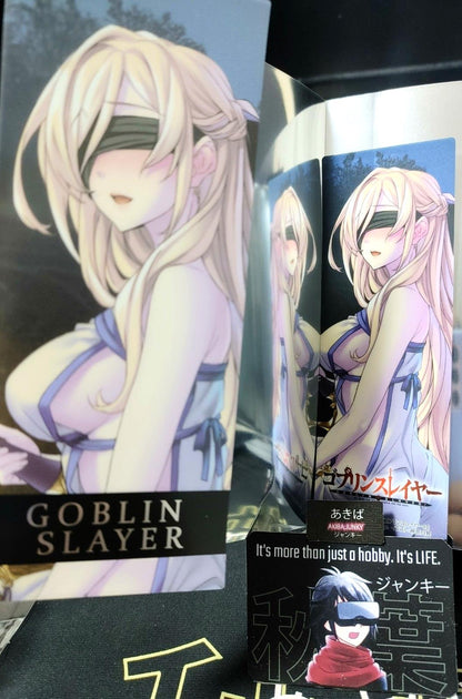 Goblin Slayer Sword Maiden Foil Design Promo Cover Bookmark Set JAPAN