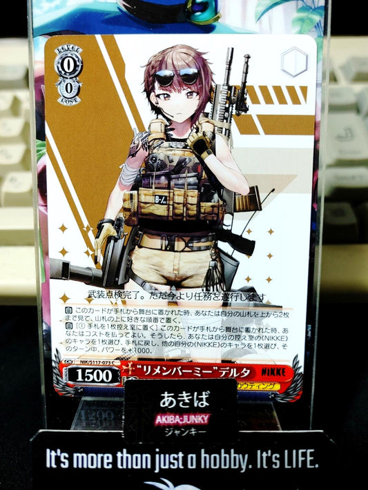 Weiss Schwarz Nikke NIK/S117-073 Delta Gun Gal JAPAN