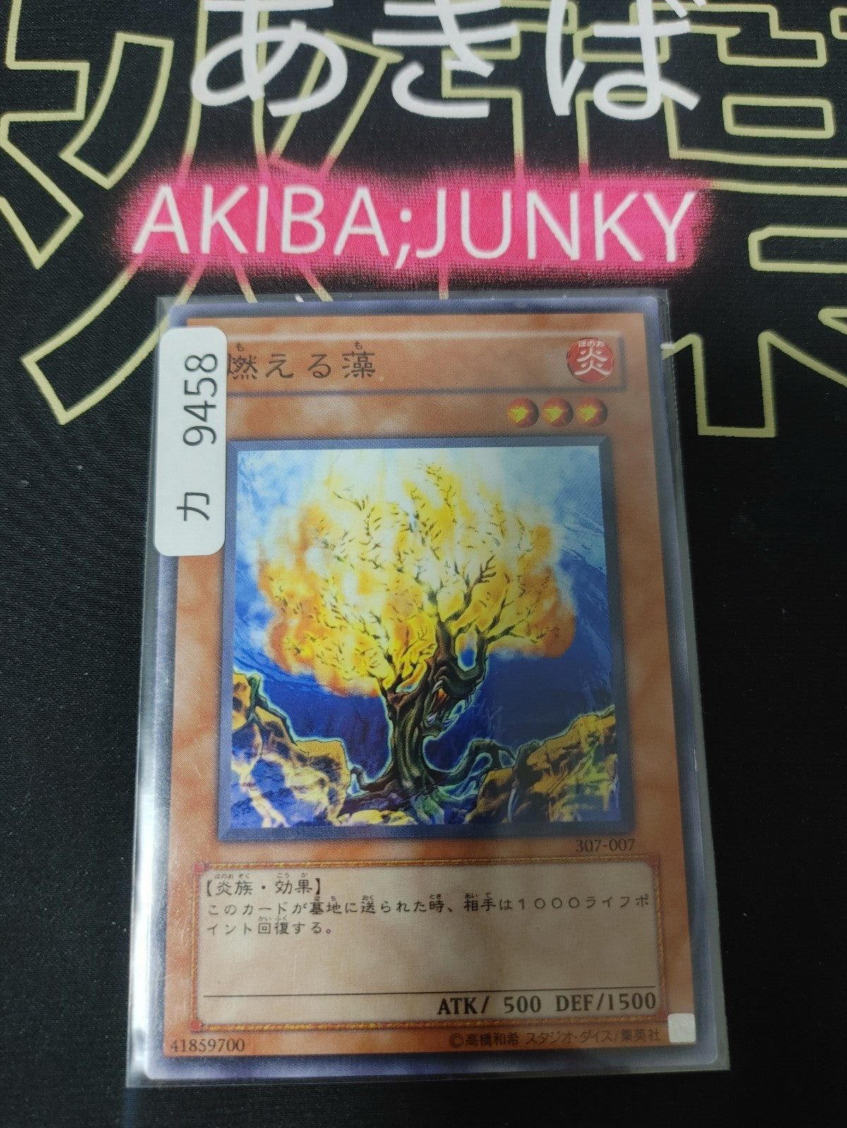 Burning Algae Yugioh 307-007 Yu-Gi-Oh Konami OCG JAPAN