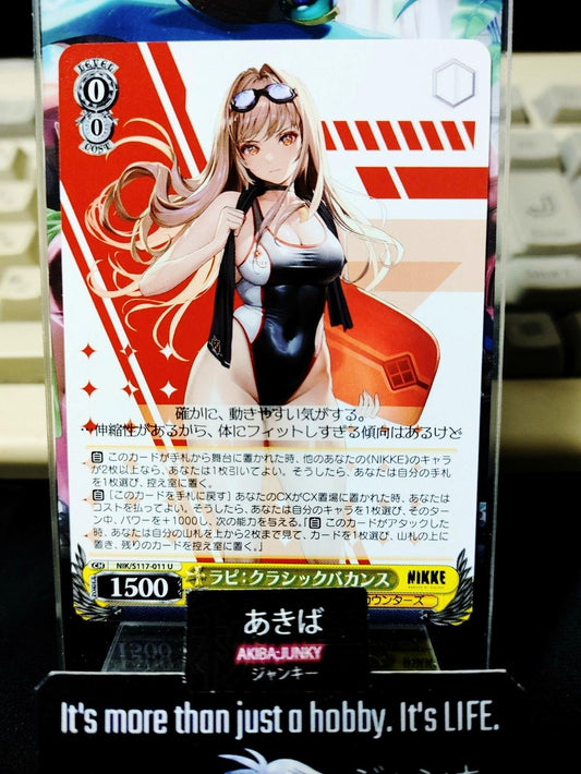 Weiss Schwarz Nikke NIK/S117-011 U Rapi Swimsuit Gun Gal JAPAN