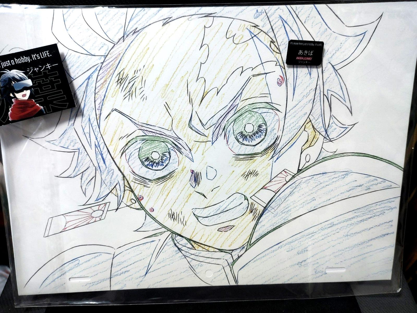 Demon Slayer Cel Print Tanjiro Animation D1 Kimetsu Anime Japan Limited