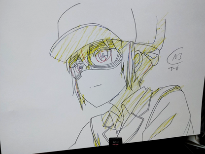Anime Cel Print Kino's Journey Animation I1 Japan Limited