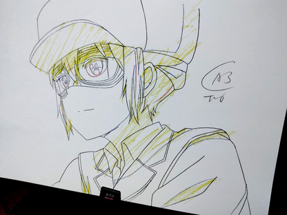 Anime Cel Print Kino's Journey Animation I1 Japan Limited