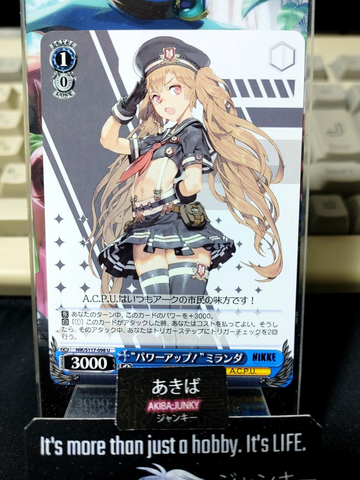 Weiss Schwarz Nikke NIK/S117-098 U Miranda Gun Gal JAPAN