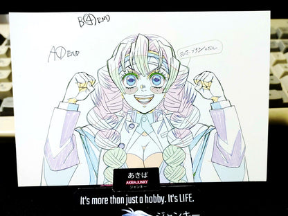 Demon Slayer Mitsuri Kanroji Anime Cel Design Print Hagaki Card M Japan