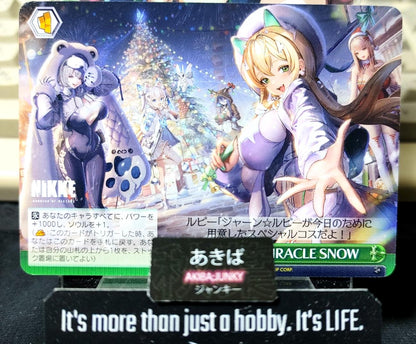 Weiss Schwarz Nikke NIK/S117-055 CR MIRACLE SNOW Gun Gal Waifu JAPAN