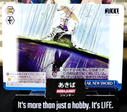 Weiss Schwarz Nikke NIK/S117-113 CR NEW YEAR NEW SWORD Gun Gal Waifu JAPAN