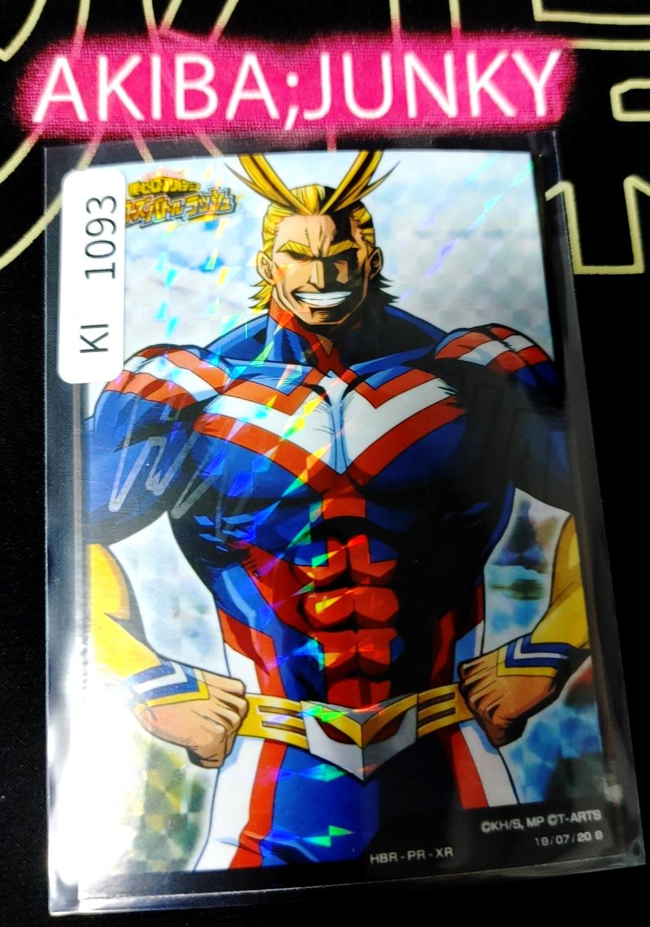 My Hero Academia Heroes Battle Rush Card All Might HBR-PR-XR HC Japan