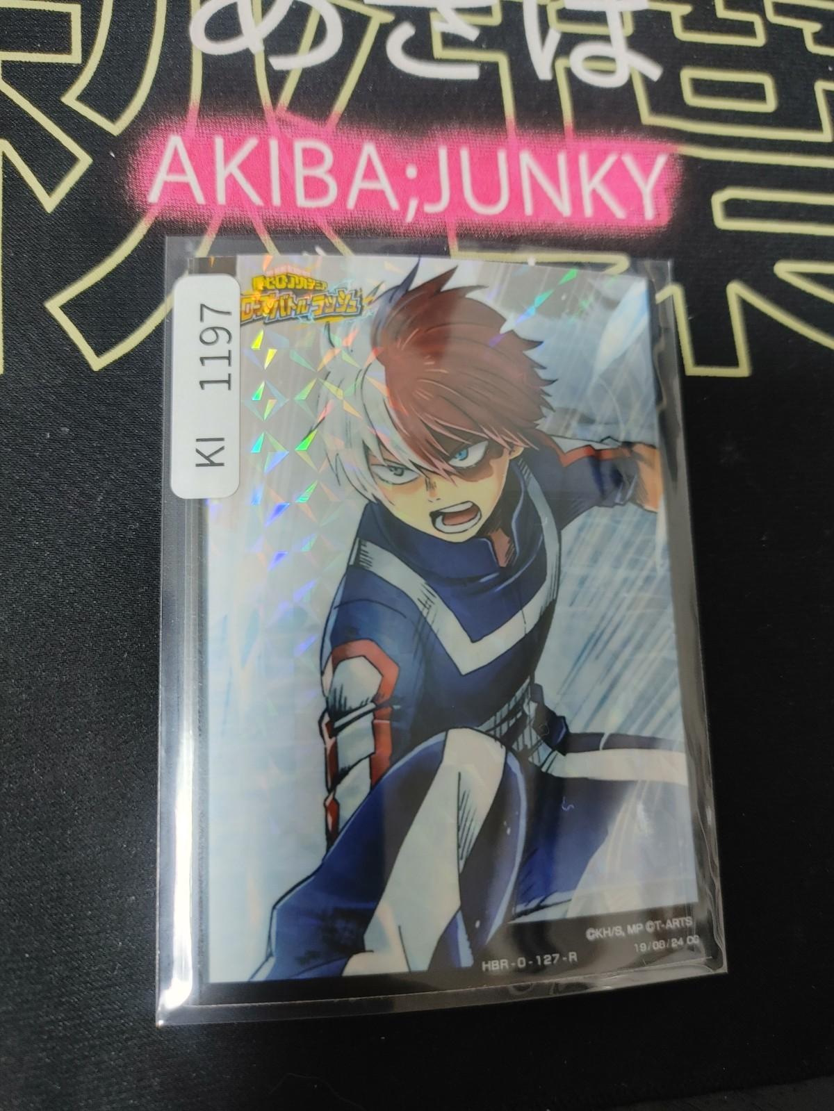 My Hero Academia Heroes Battle Rush Card Shoto Todoroki HBR-0-127-R HC Japan
