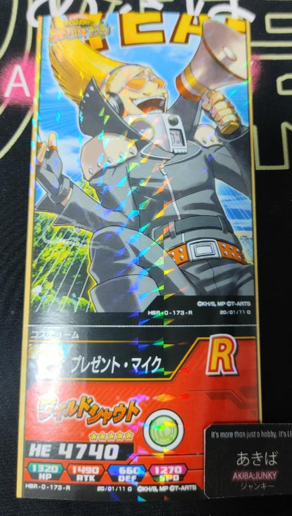 My Hero Academia Heroes Battle Rush Card Present Mic HBR-0-173-R Japan