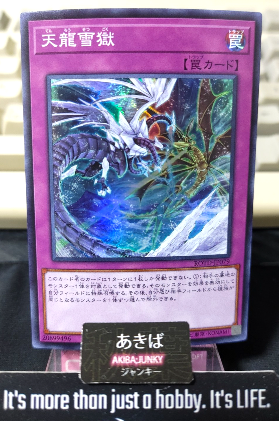 Draconian Prison of Snow and Sky Yugioh ROTD-JP079 Super Rare Konami OCG JAPAN