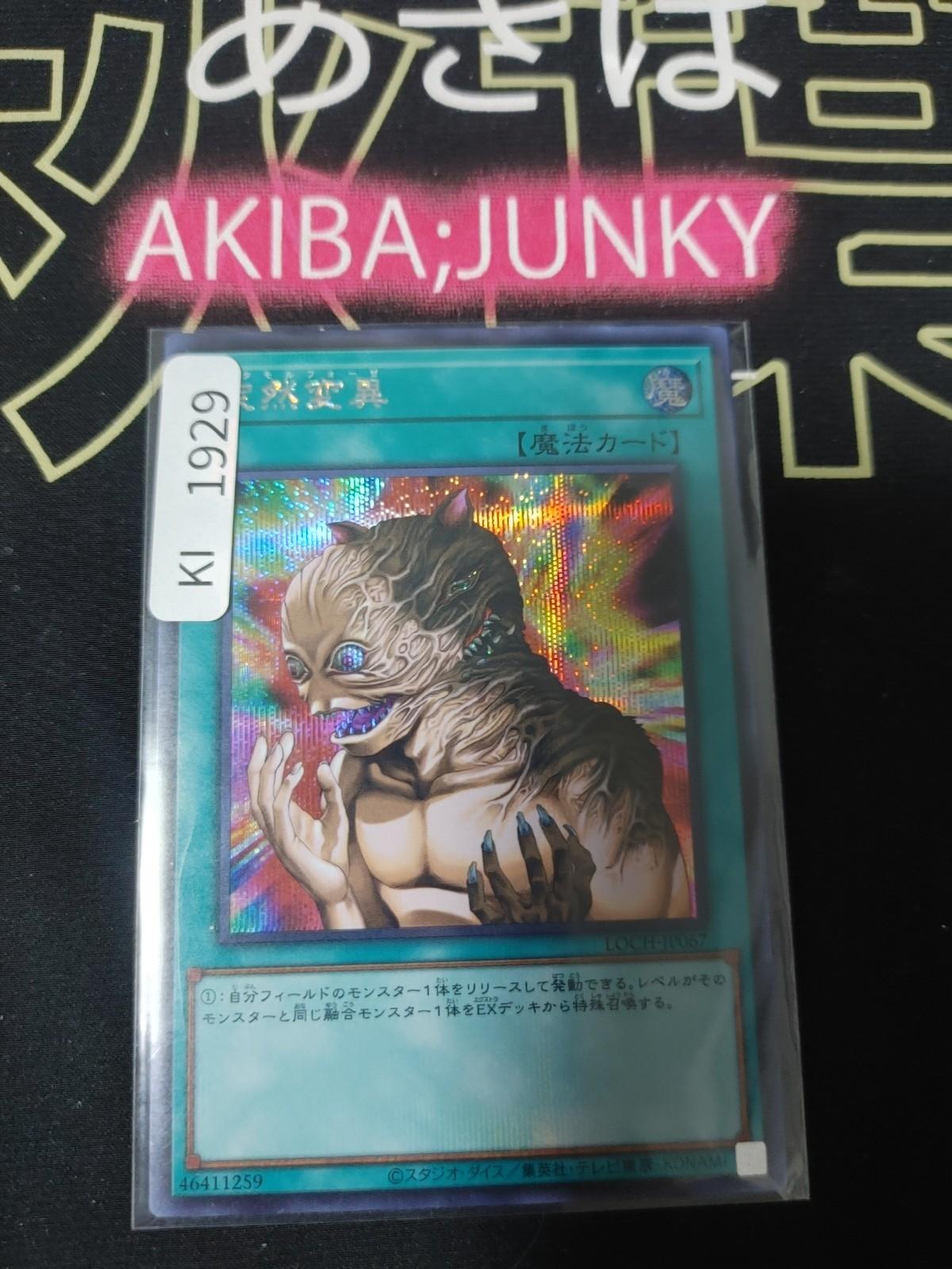 Metamorphosis Yugioh LOCH-JP067 Secret Rare Konami OCG JAPAN