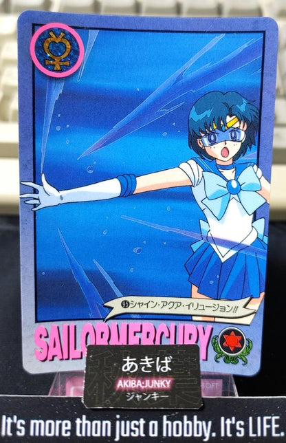 Sailor Moon Mercury Ami 95 Bandai Carddass 1994 Card Vintage Japan